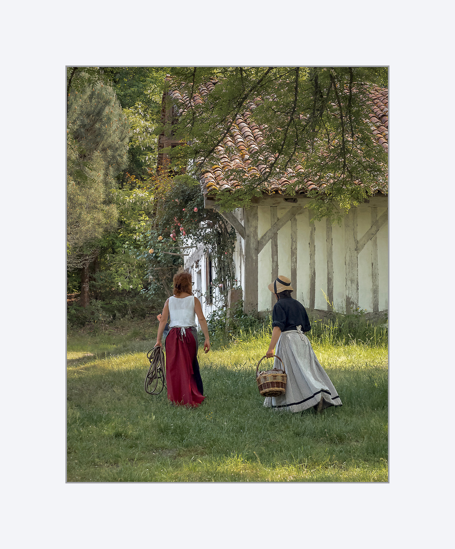 Retour du lavoir
