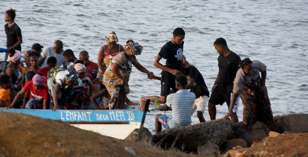 Retour du marché à Diégo Suarez (Madagascar)