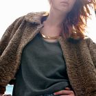 retro fur jacket