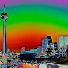 Retro Skyline Düsseldorf