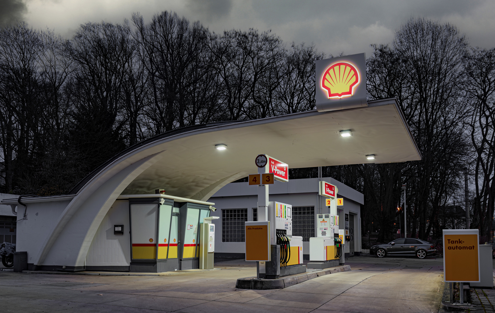 Retro Tankstelle