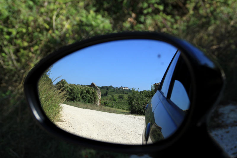 Retrovisione della campagna