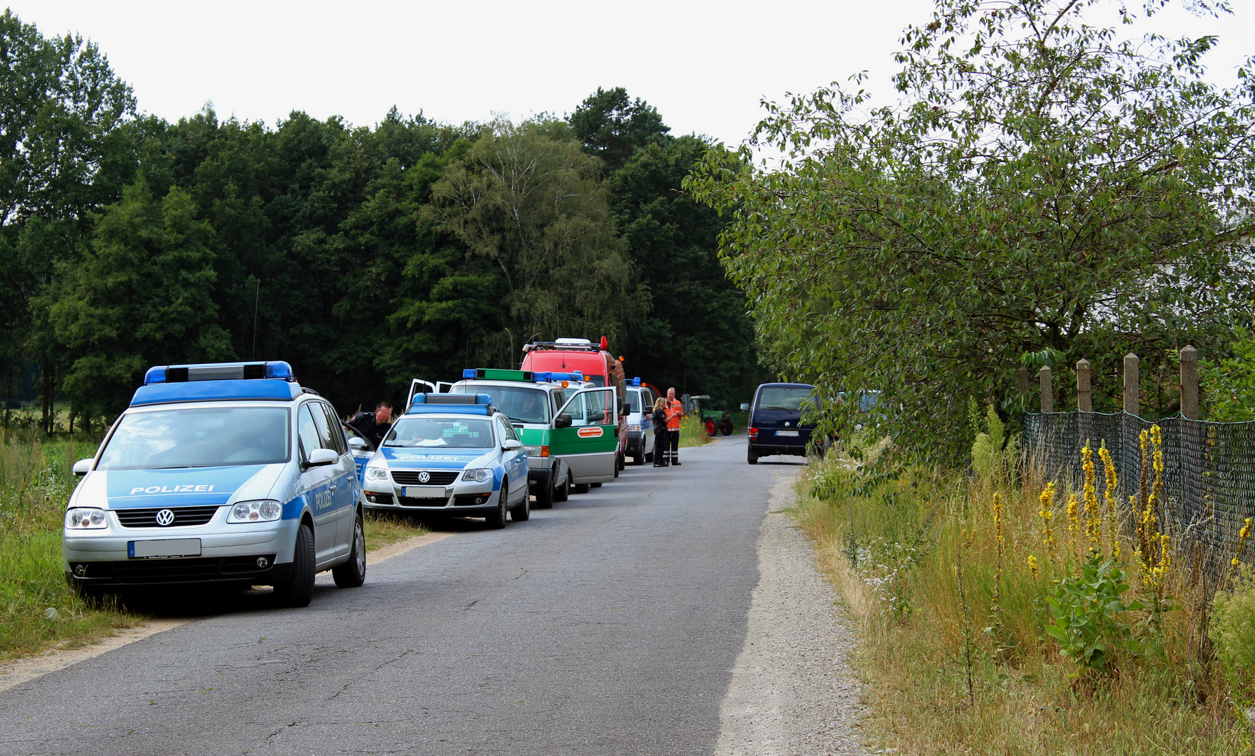 Retter im Einsatz