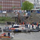 Rettungs - Übung im Hamburger Hafen