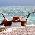 Rettungsboot am Gardasee