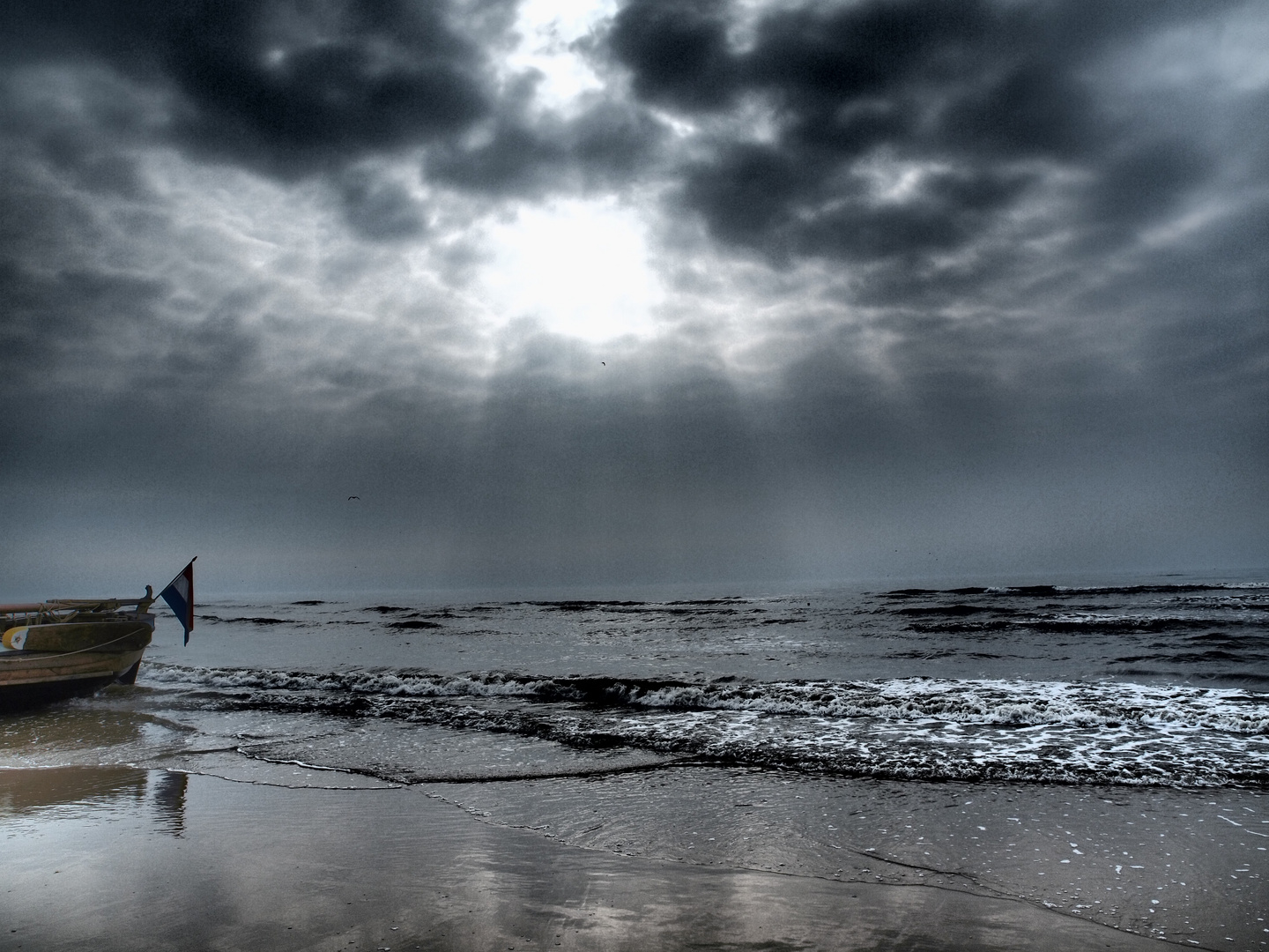 Rettungsboot am Strand