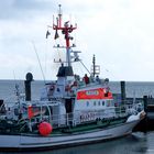 Rettungsboot auf Sylt / un barco de socorro en la Isla Sylt