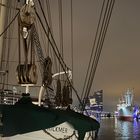 Rettungsboot der Rickmer Rickmers vor Cap San Diego