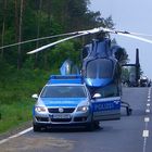 Rettungseinsatz auf der neuen B 6 Trasse zw. Neustadt u. Nienburg