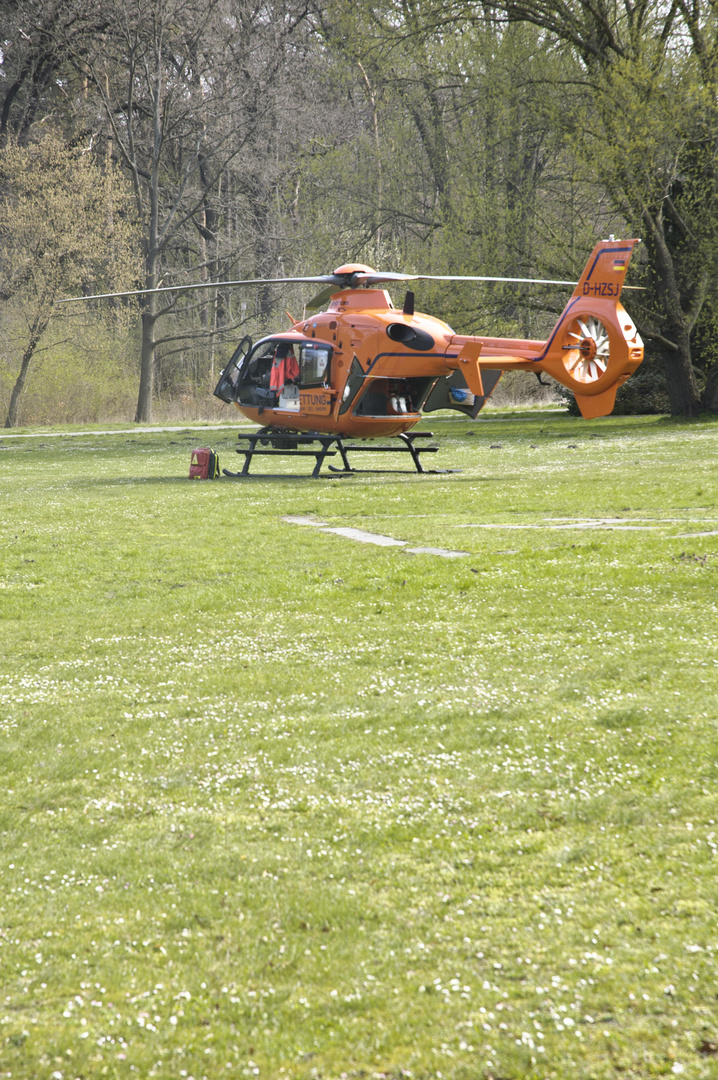 Rettungseinsatz in der Asklepios Klinik