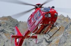 Rettungsheli aus den Dolomiten