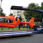 Rettungshubschrauber "Christoph 13" am Haken