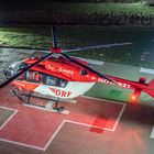 Rettungshubschrauber der DRF Luftrettung im Einsatz