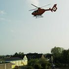 Rettungshubschrauber im Anflug