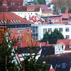 Rettungshubschrauber im Anflug auf das Krankenhaus in Heiligenstadt