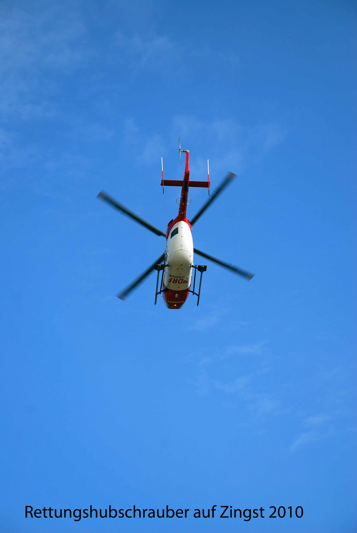 Rettungshubschrauber in Zingst