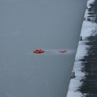 Rettungsring im Eis