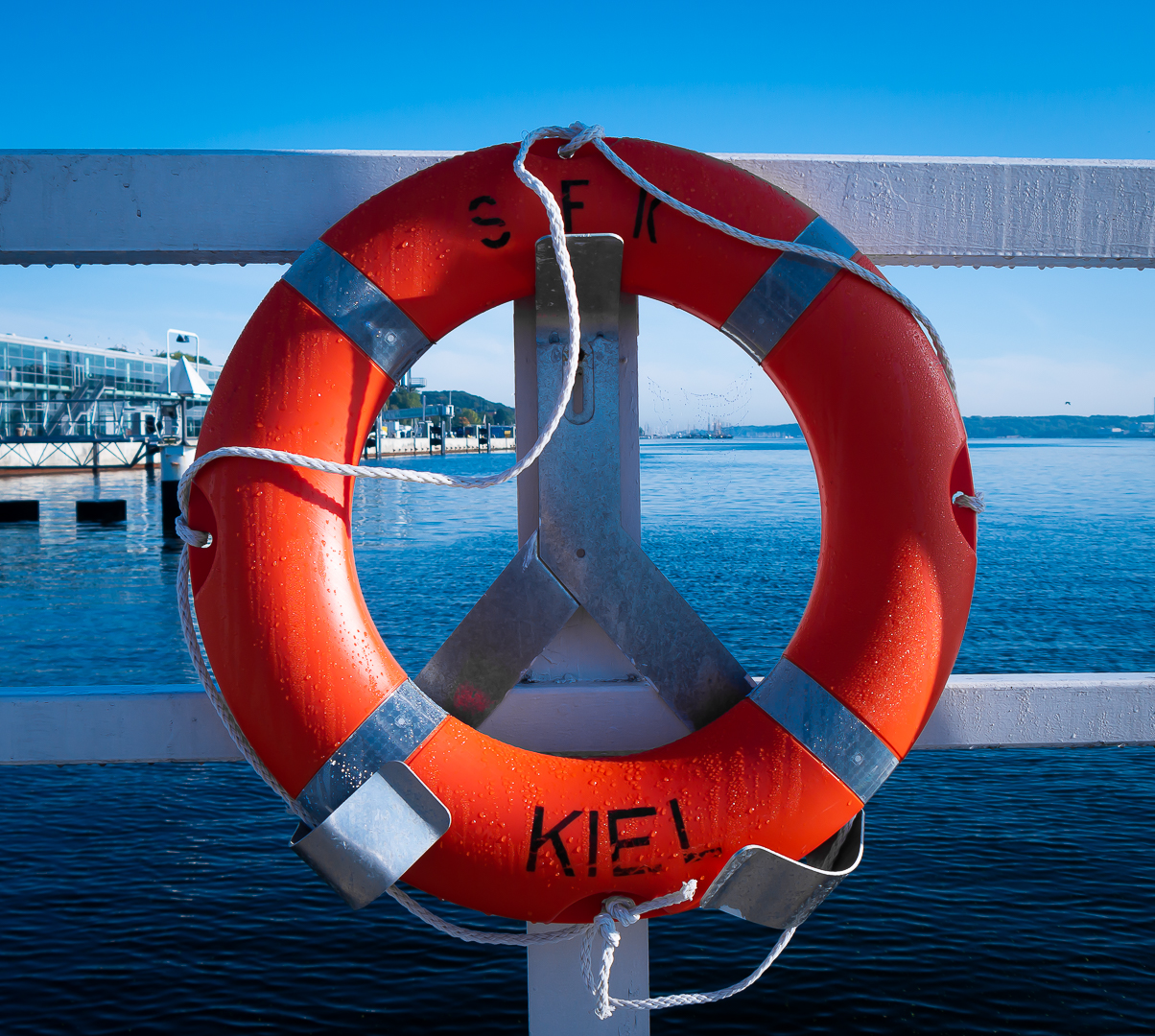 Rettungsring in Kiel