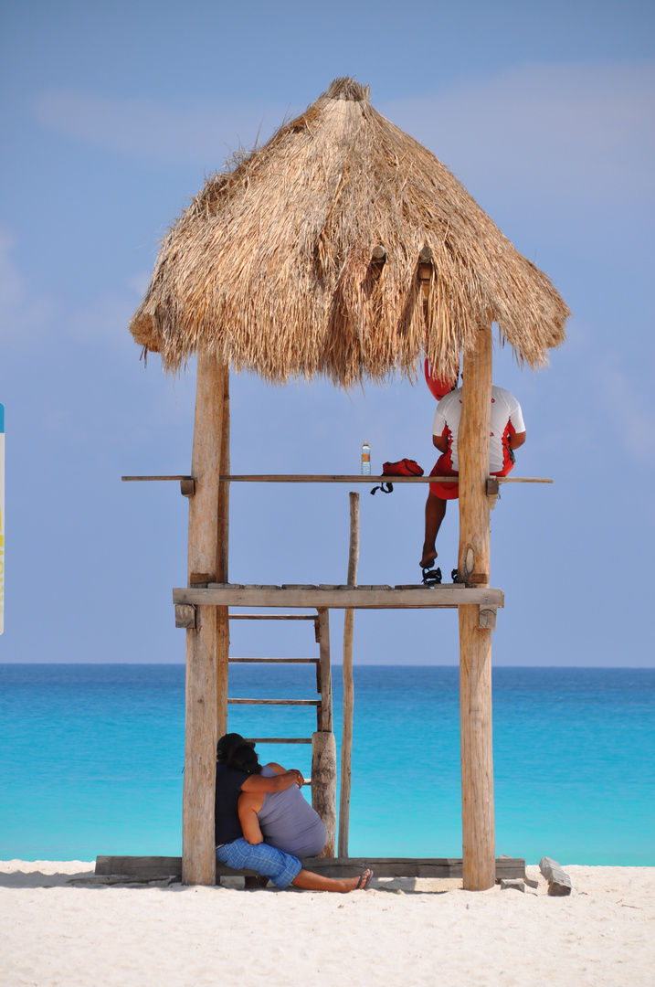 Rettungsschwimmer von Cancun