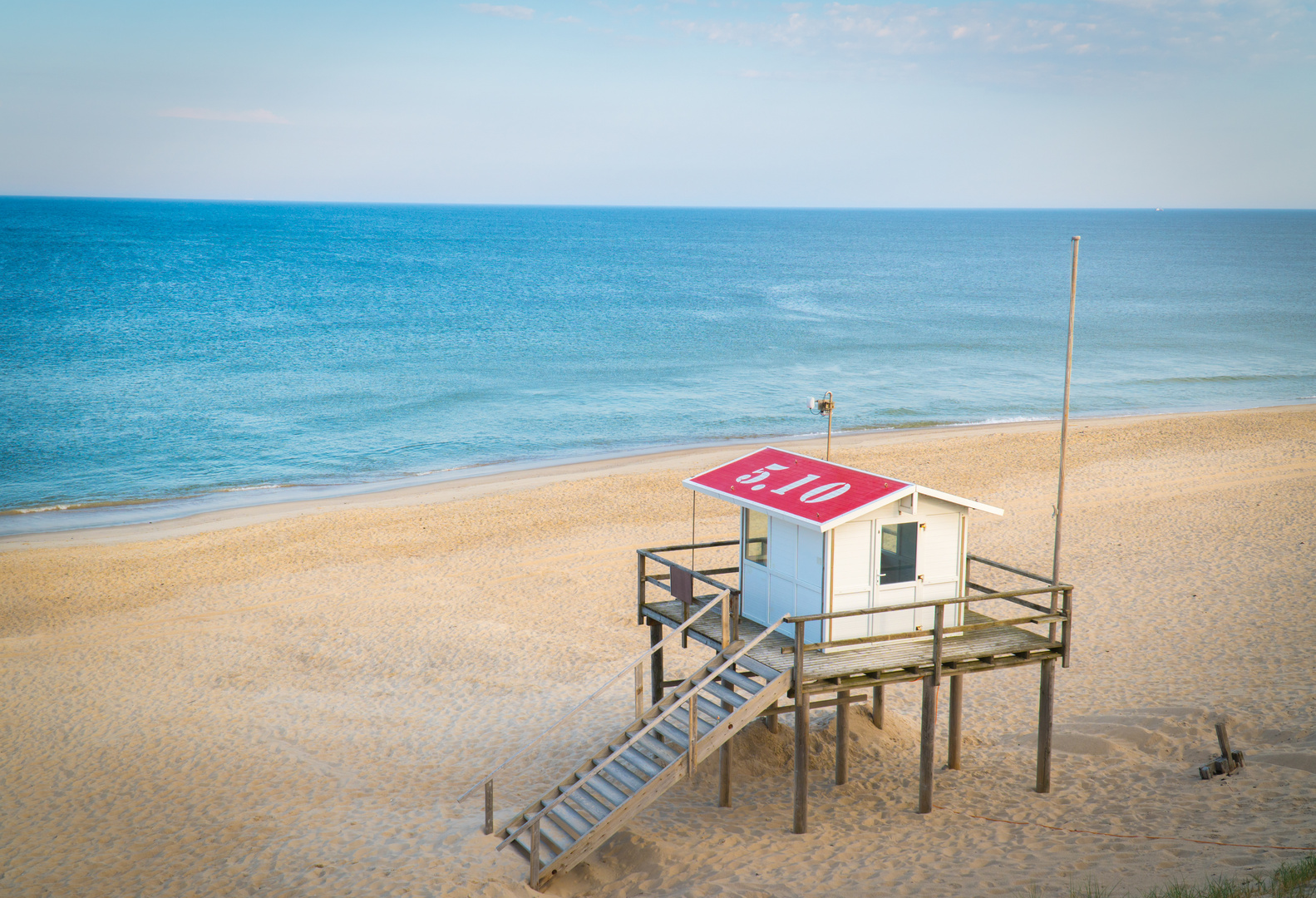 Rettungsstation am Strand von Sylt