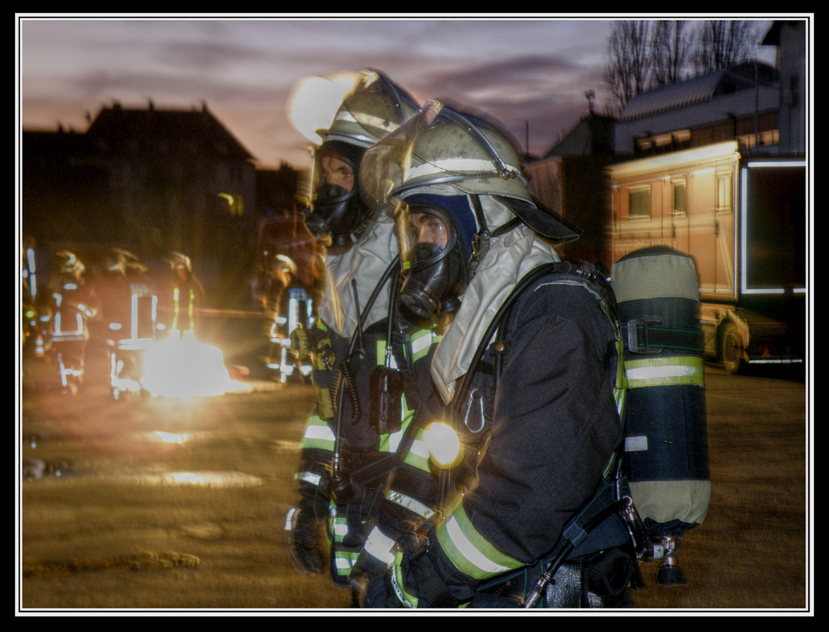 Rettungstrupp in Bereitschaft