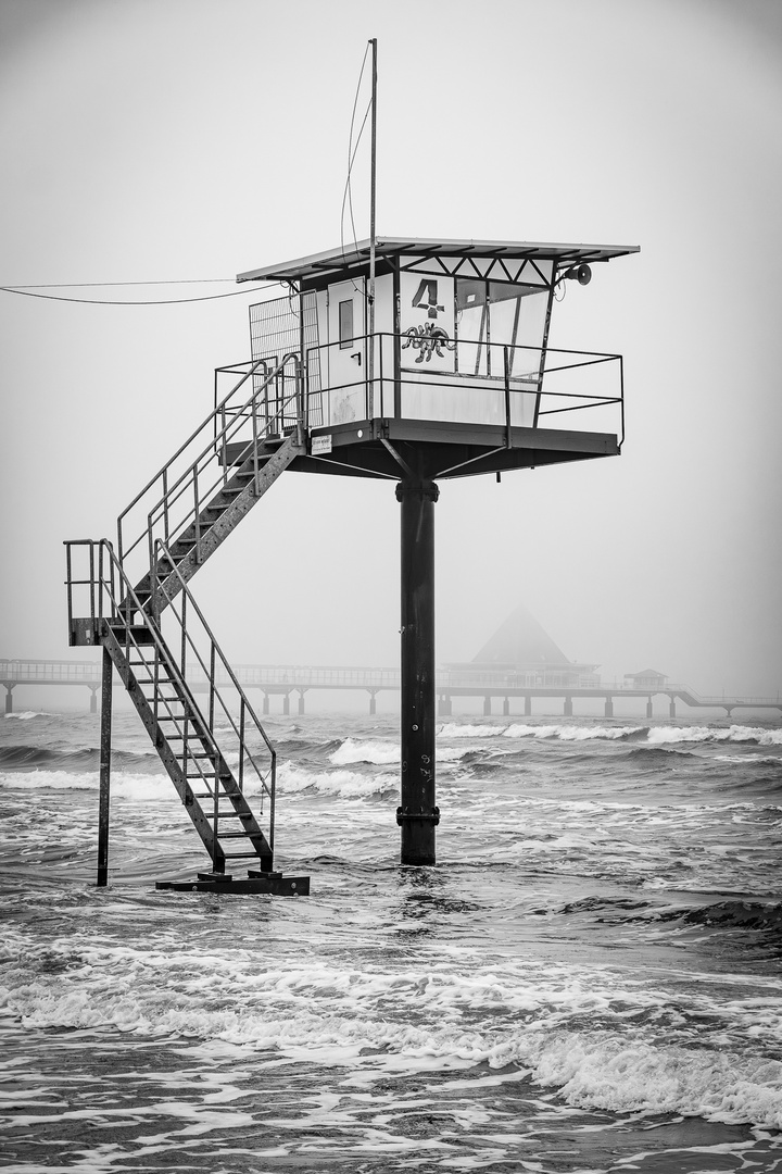 Rettungsturm am Strand