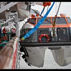 Rettungsübung auf der Queen Mary 2