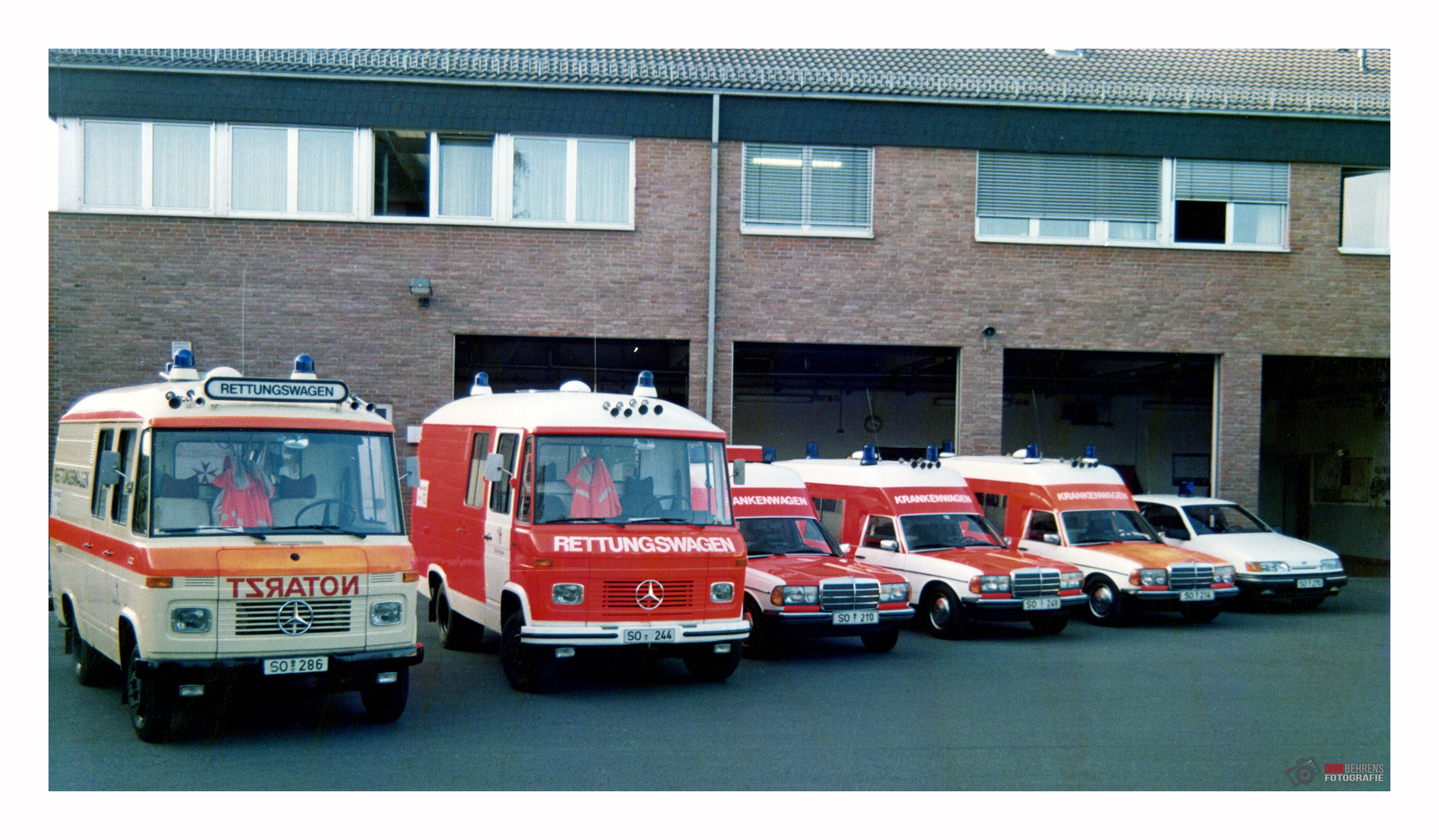 Rettungswache Soest Anno 1986