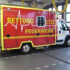 Rettungswagen von Feuer und Rettungs-Wache Bocholt / NRW