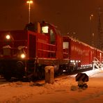 Rettungszug im Schnee