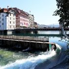 Reuss Stauwehr Luzern 1