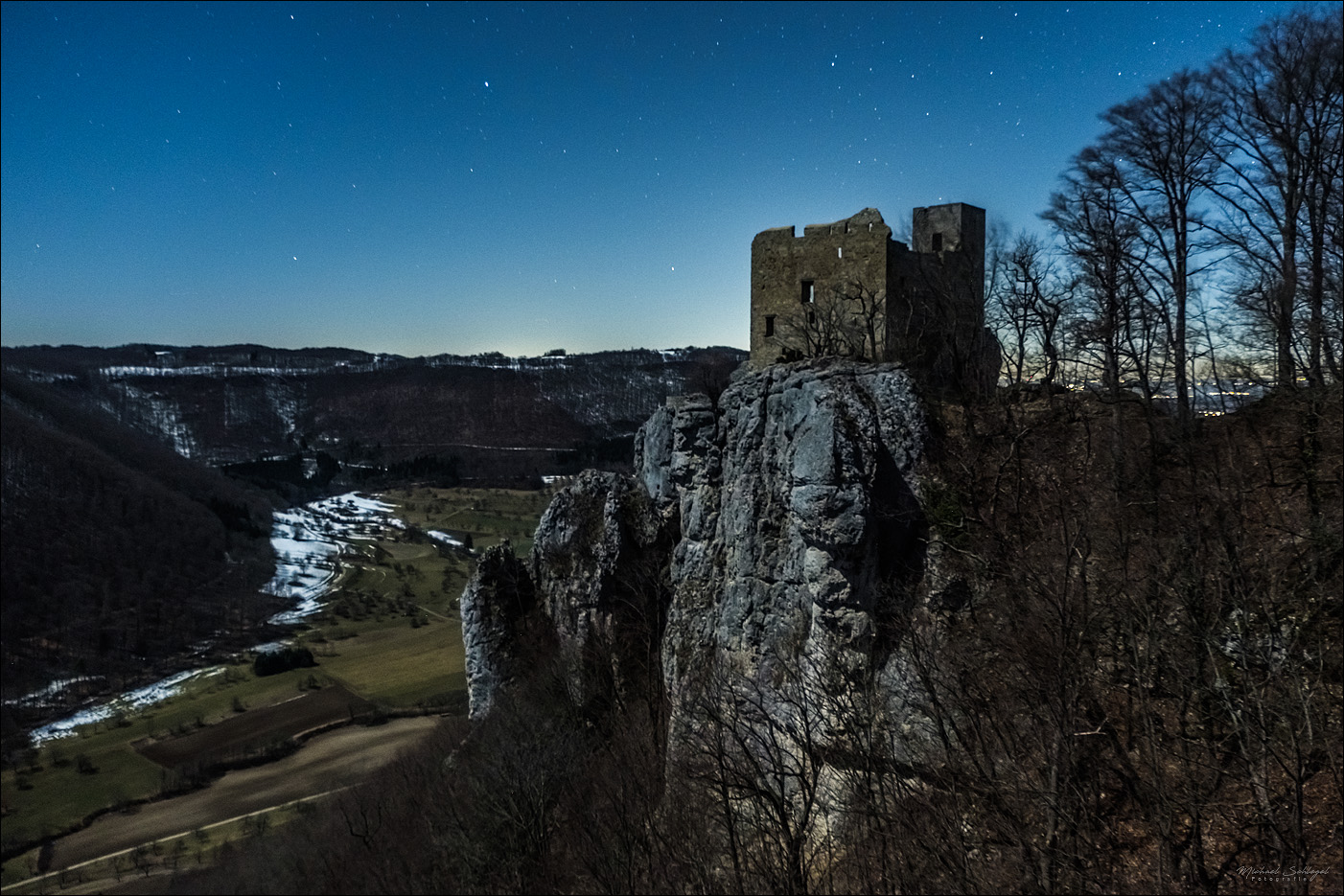 Reußenstein im Mondlicht II