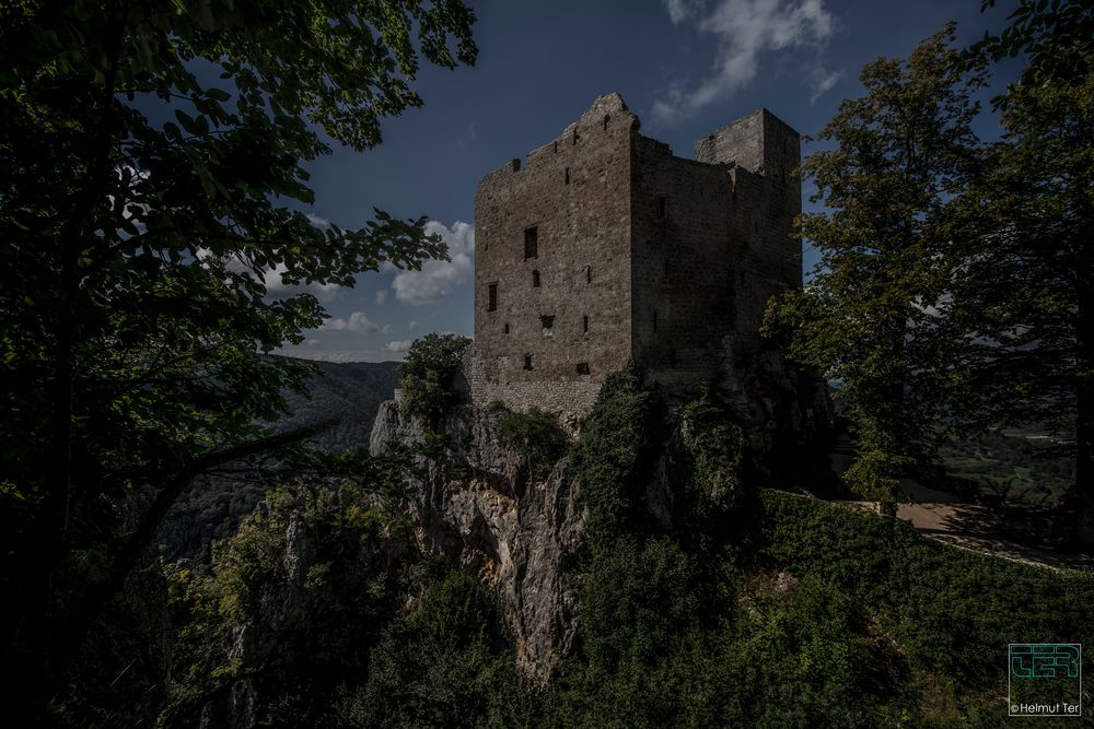 Reußenstein in der Abenddämmerung