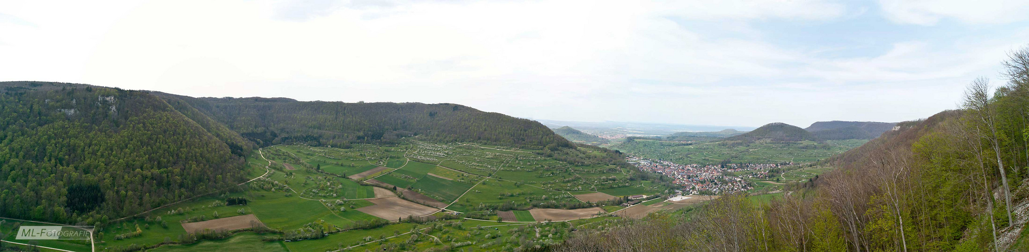 Reußenstein Panorama Ostern 2019