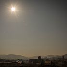 Reutlingen während der Sonnenfinsternis