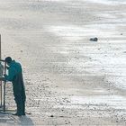 Revue du matériel avant la pêche.