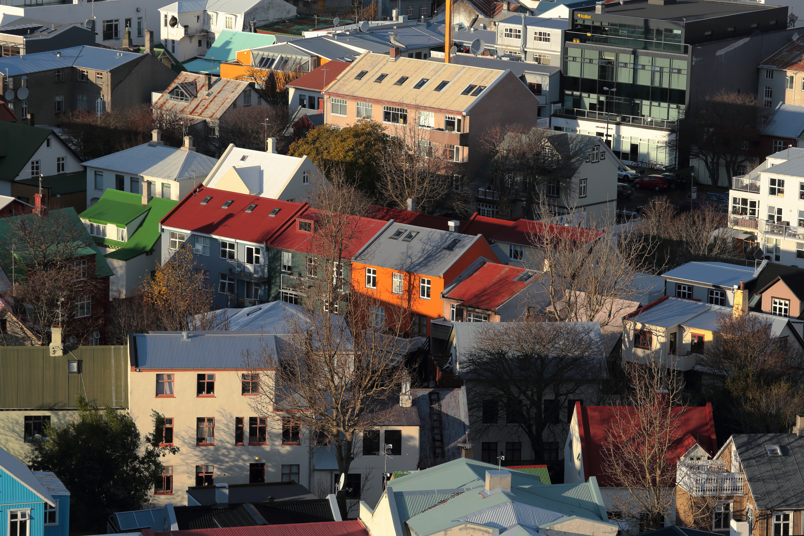 Reykjavik, Blick vom Turm der Hallgrimskirka