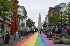 Reykjavik, Blick zur Hallgrimskirkja