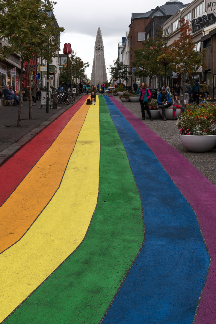 Reykjavik - Rainbow Street