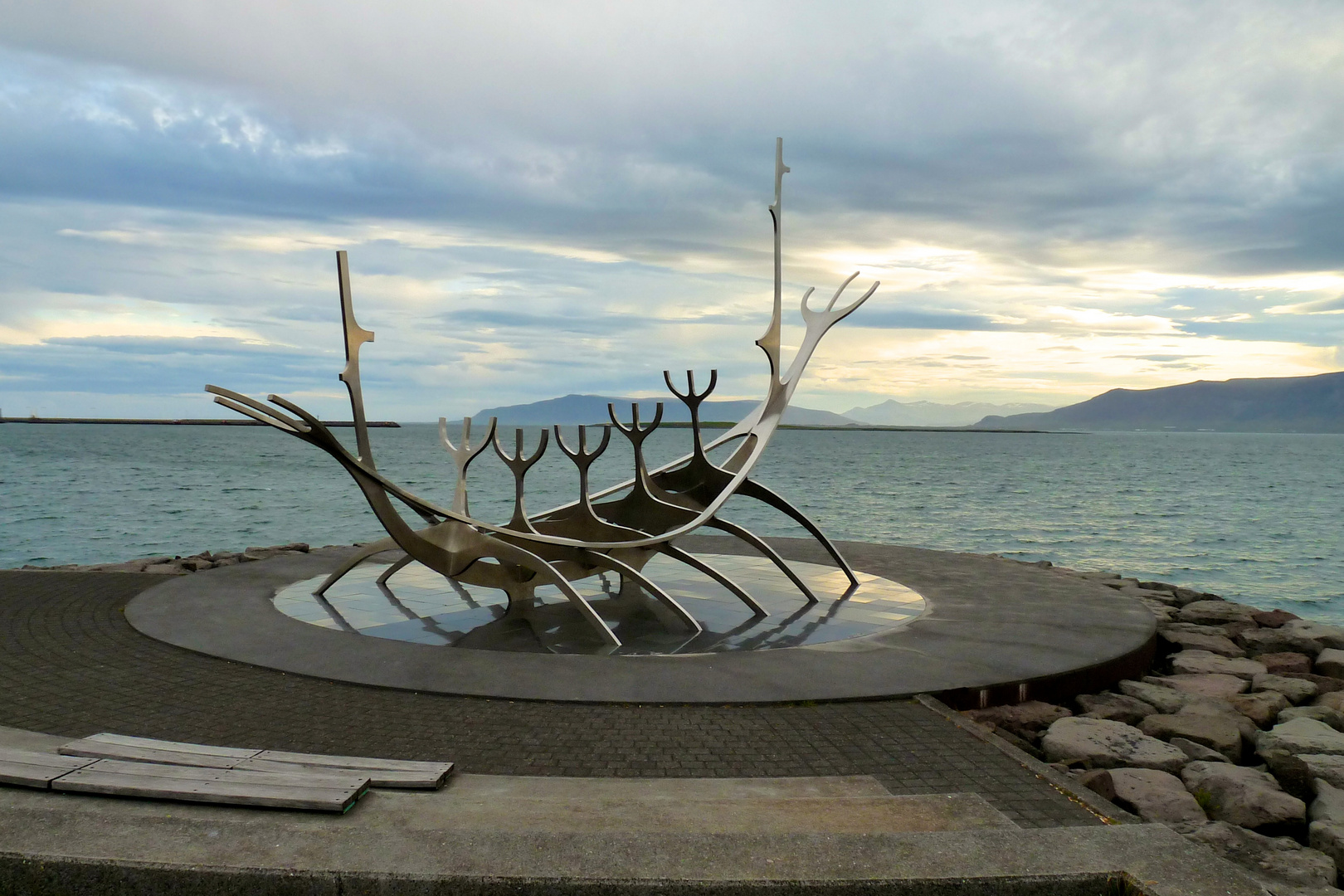 Reykjavik Sculpture Solfar Viking Ship