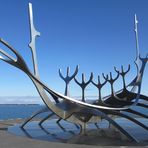 Reykjavik, Skulptur Sonnenfahrt 