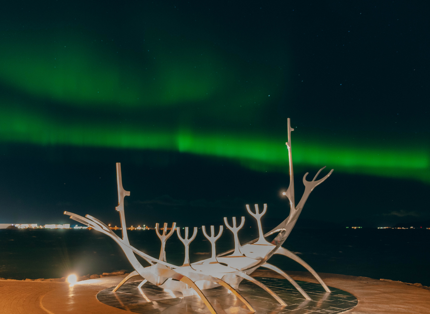 Reykjavik, Sun Voyager, Nordlichter