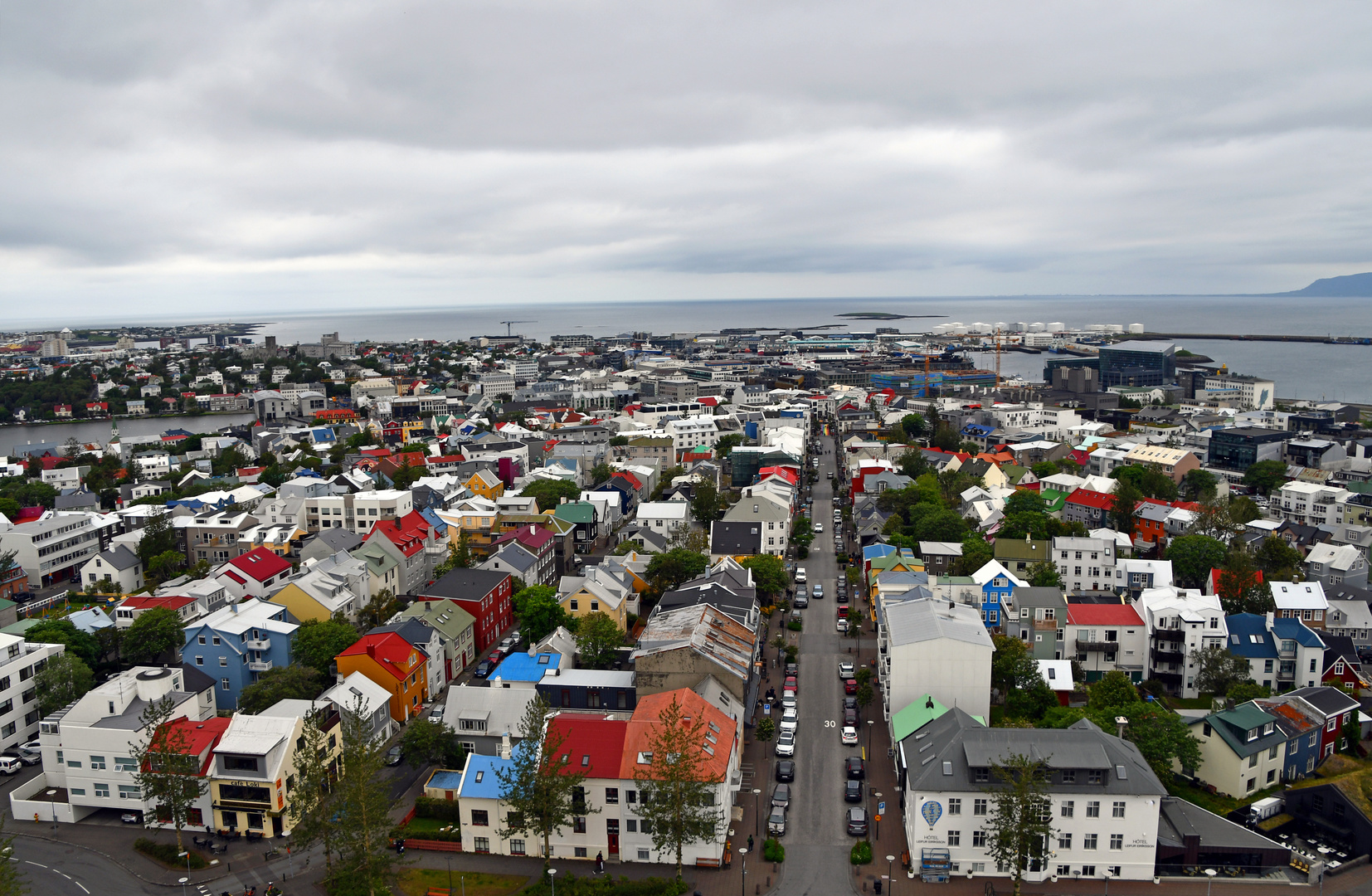 Reykjavik von der Hallgrimskirkja