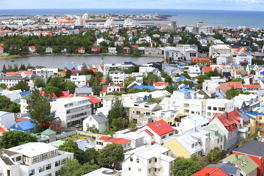 Reykjavik von oben