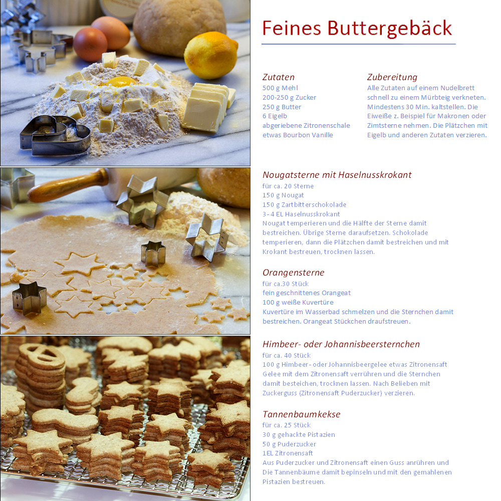 Rezept feines Buttergebäck