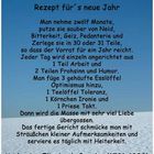 Rezept für´s neue Jahr