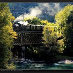 Rhätische Bahn Classic Steam Train at Reichenau