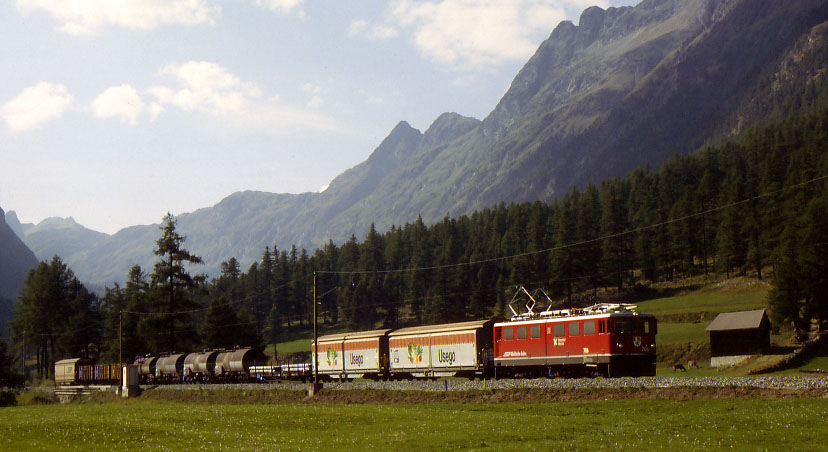 Rhätische Bahn: Güterzug