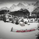 Rhätische Bahn in Arosa, Switzerland 