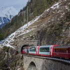 Rhätische Bahn - Tunneleinfahrt